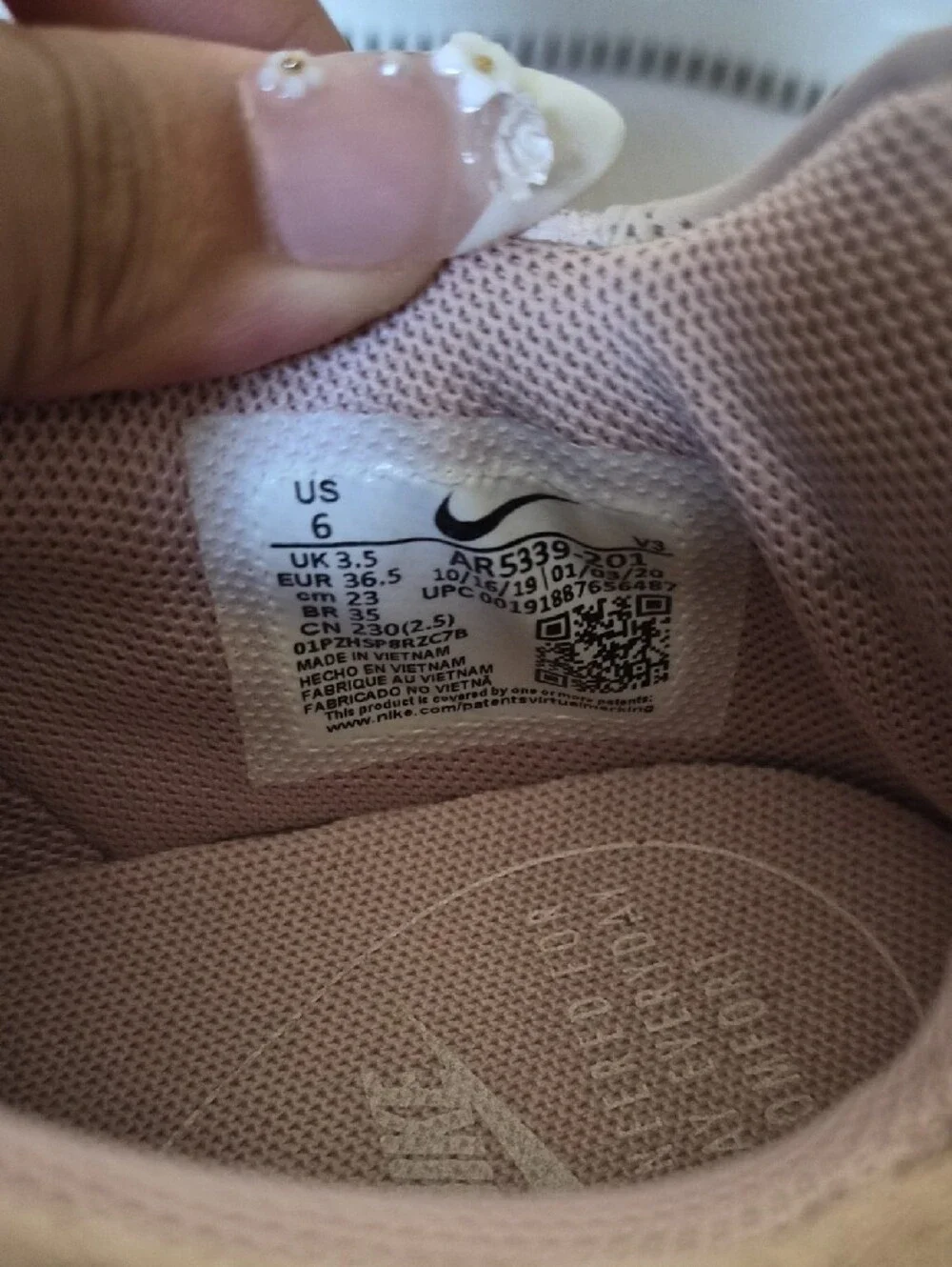 Nike AF-1 Pink Suede Low-Top Sneakers